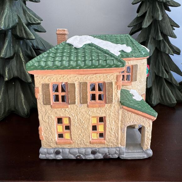 1988 Vintage Snow Village Department 56: “Palos Verdes”, Retired in 1990 - Picture 6 of 10